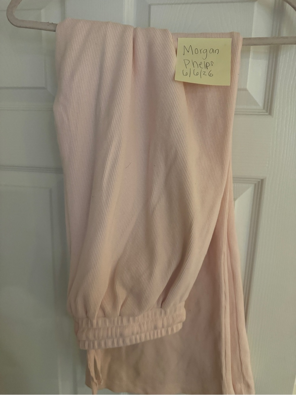 Daily Drills !!! Thermal Resort pant in Cupid (size M/L)